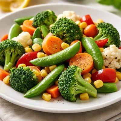 Boiled mixed vegetables