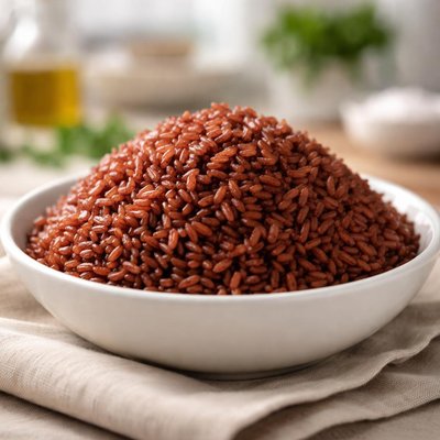 Boiled red rice