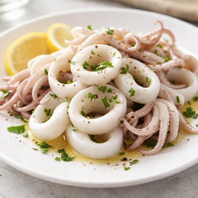 Boiled squid