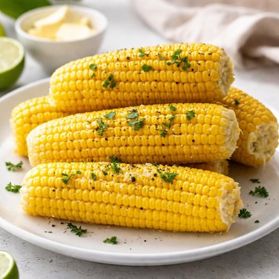 Boiled sweet corn