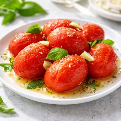 Boiled tomatoes