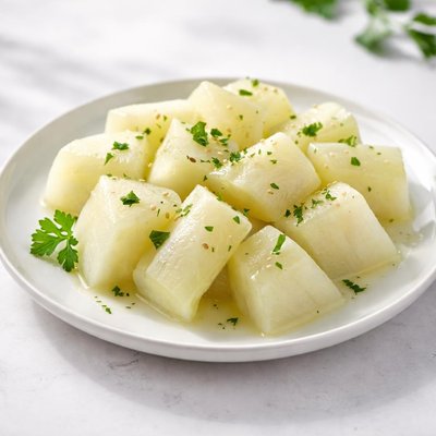 Boiled white pumpkin