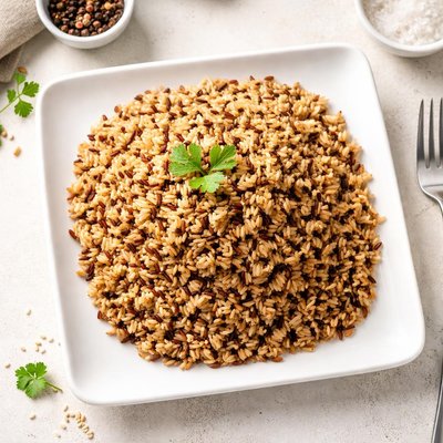 Boiled whole grain rice