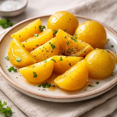 Boiled yellow beets