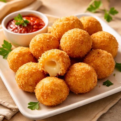 Bolinho de queijo frito