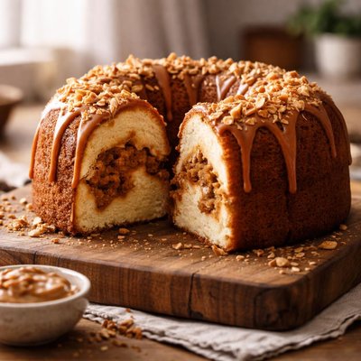 Bolo de doce de leite