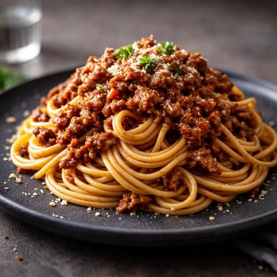Bolognese with meat