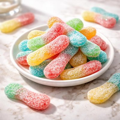 Bonbon lutti langue de chat