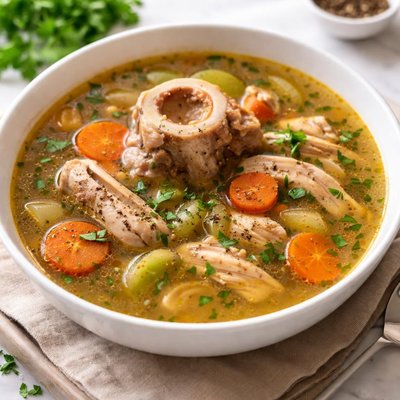 Bone broth soup