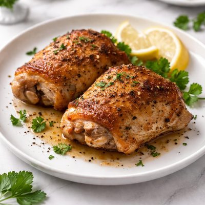 Bone in chicken thigh with skin