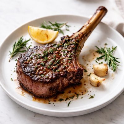 Bone in lamb chop