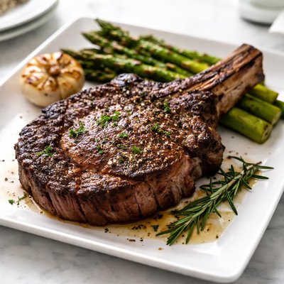Bone in rib eye steak