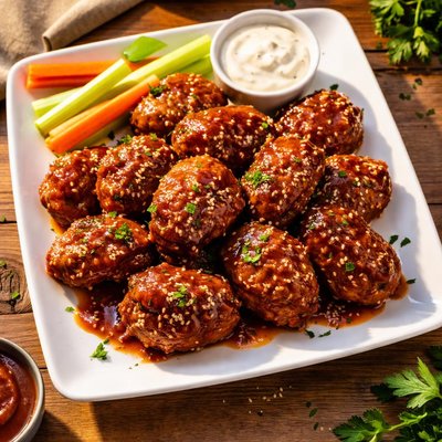 Boneless barbecue wings