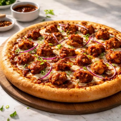 Boneless bbq pizza hut