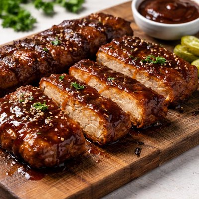 Boneless bbq ribs