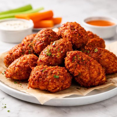 Boneless buffalo dry rub wings