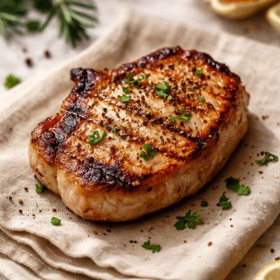 Boneless pork loin chop