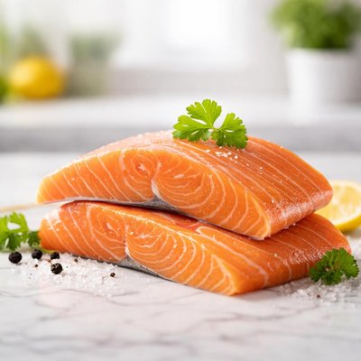 Boneless skinless atlantic salmon