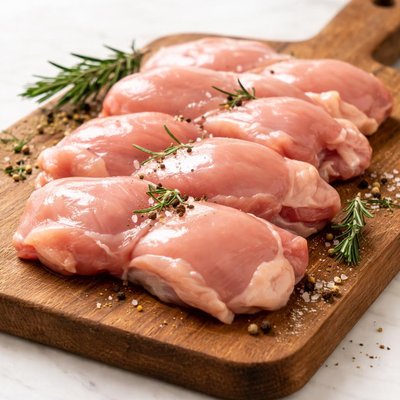 Boneless skinless chicken leg