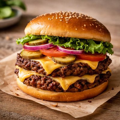 Boneless smash burger