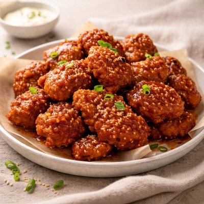 Boneless spicy korean fried chicken