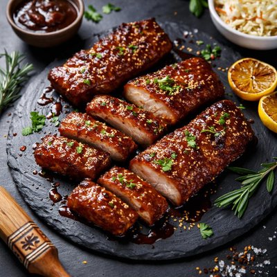 Boneneless ribs pork
