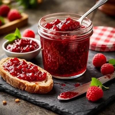 Bonne maman raspberry preserves