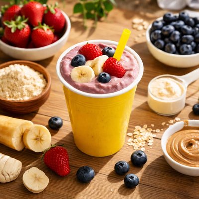 Booster juice whey protein super boost