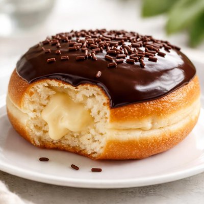 Boston cream donut