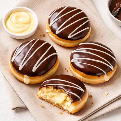 Boston cream donuts
