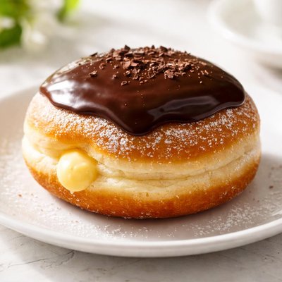Boston creme donut