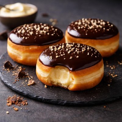 Boston creme donut dunkin donut
