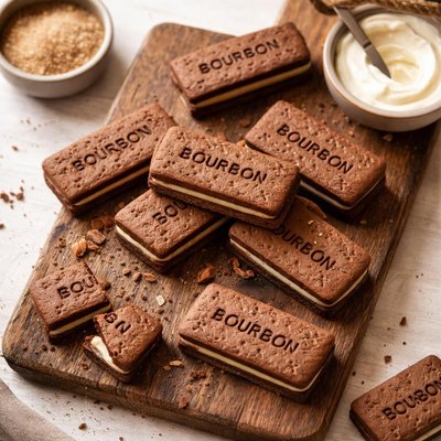 Bourbon cream cookie