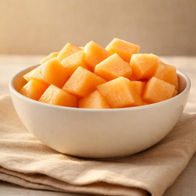 Bowl of cantaloupe