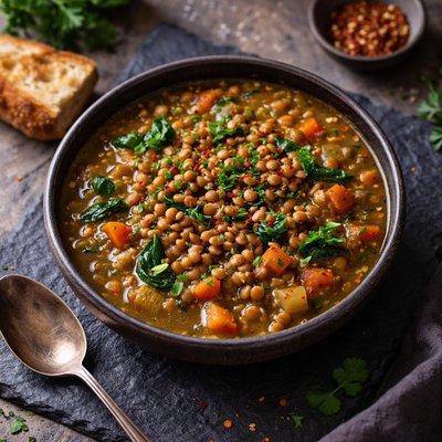 Bowl of lentil