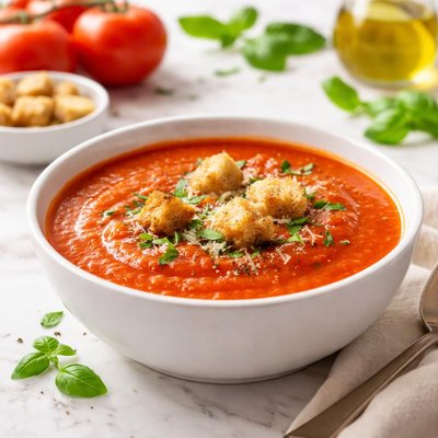 Bowl tomatoe soup