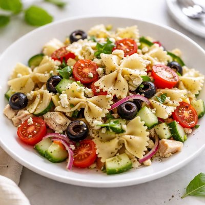 Bowtie pasta salad