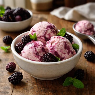 Boysenberry ice cream