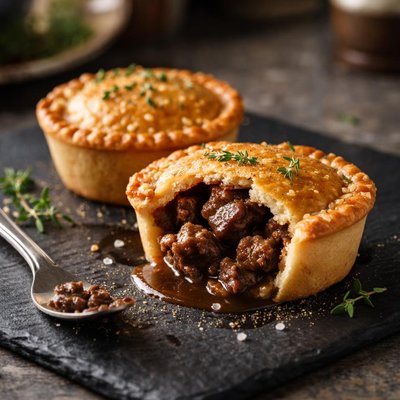 Braised beef mini pie