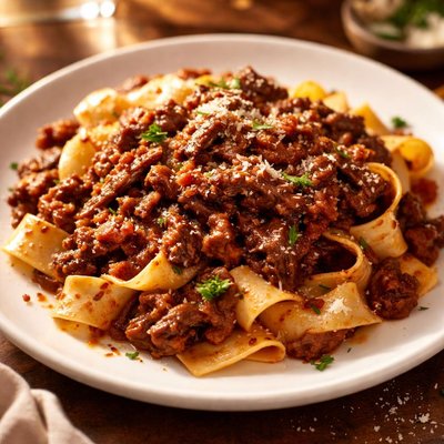 Braised beef ragu
