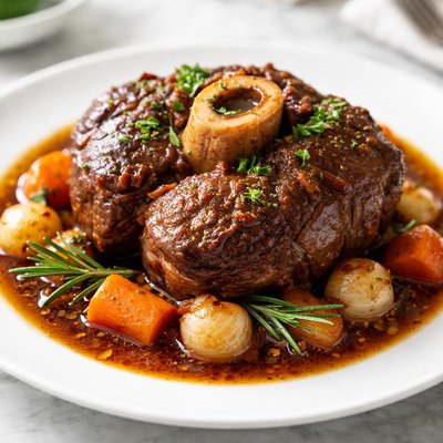 Braised beef shank