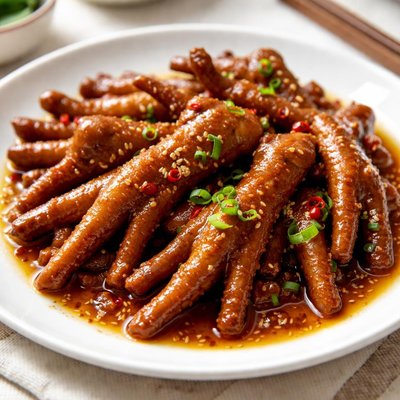 Braised chicken feet