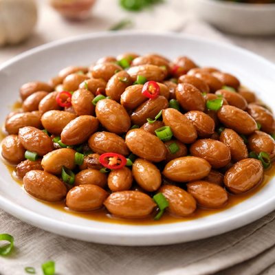 Braised peanuts