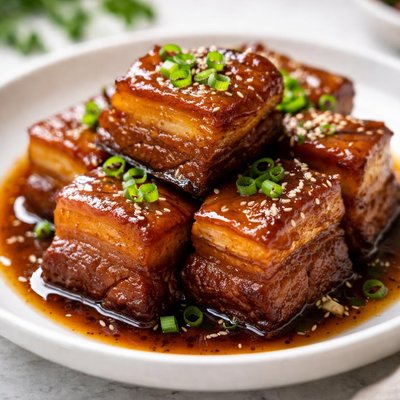 Braised pork belly