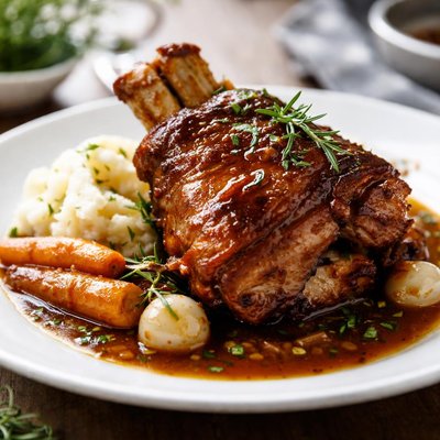 Braised pork knuckle