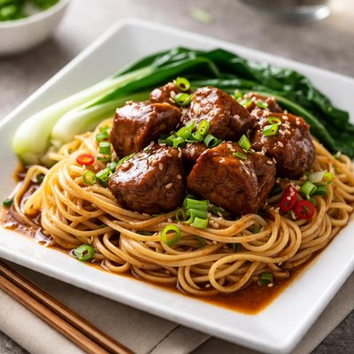 Braised pork noodle