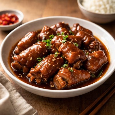 Braised pork trotters