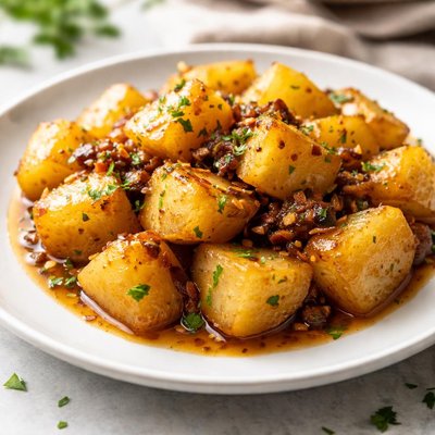 Braised potato