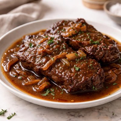Braised steak