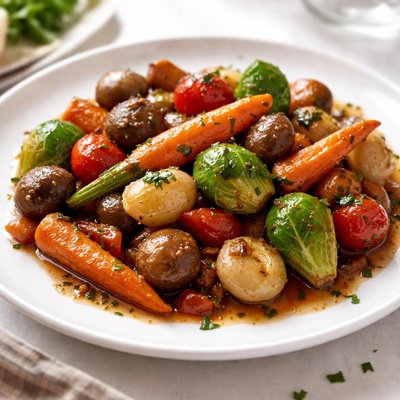 Braised vegetables